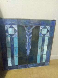 33x24-in stained glass hanging Thumbnail