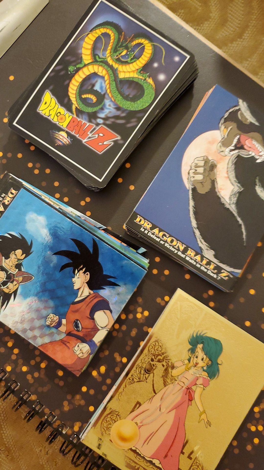 OLD Dragonball Z cards-