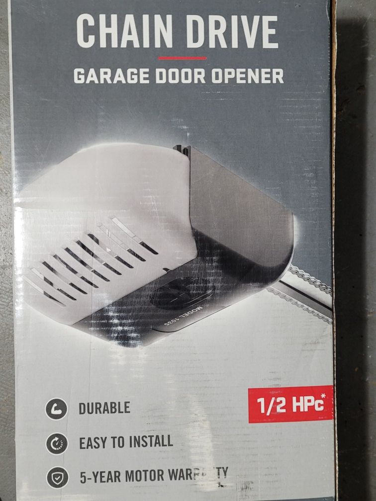 Chain Drive Garage Door Opener 1/2 HP