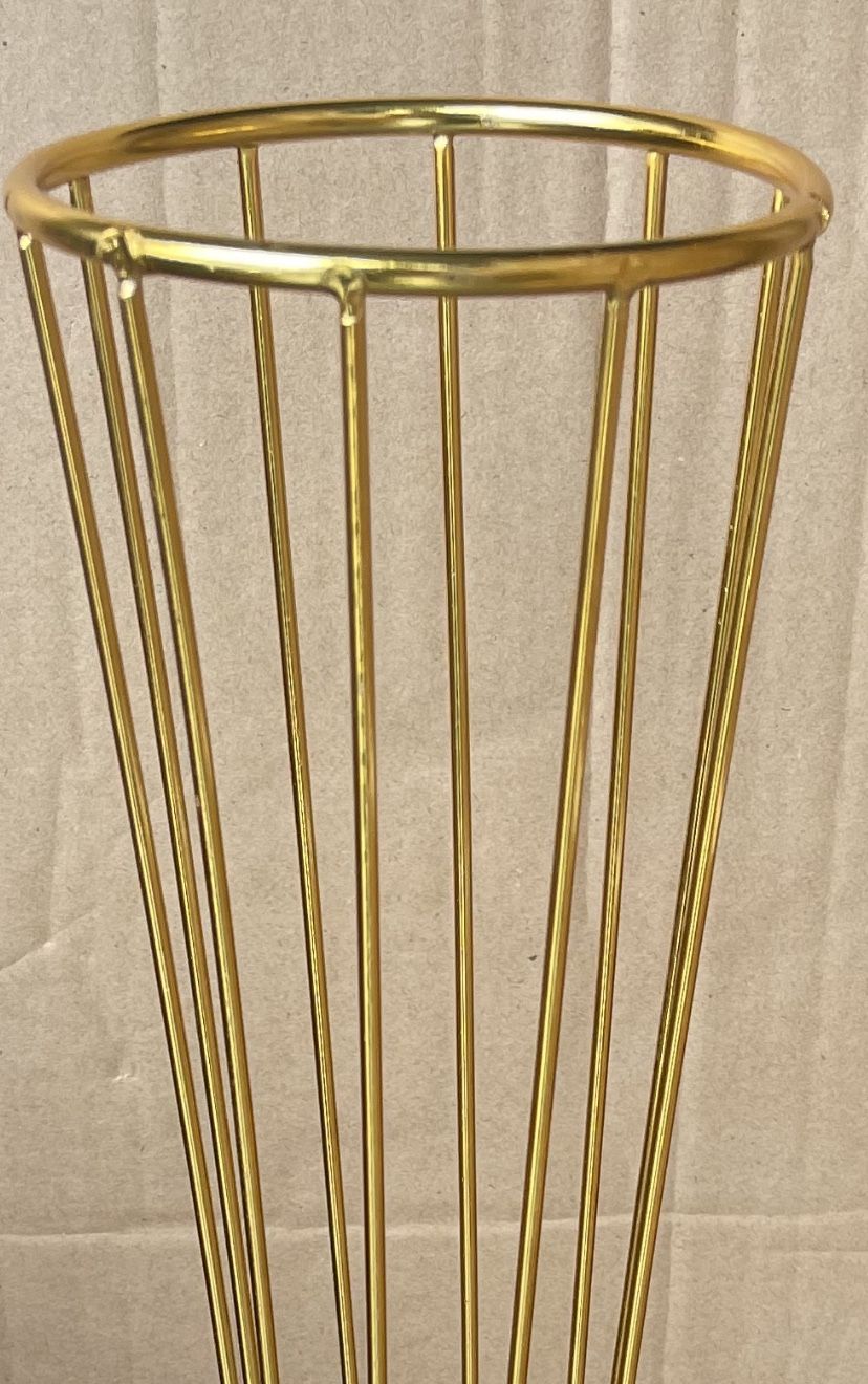 6 Metal Gold Flower Stand for Weddings Table Centerpiece Wedding Decoration Material 3’