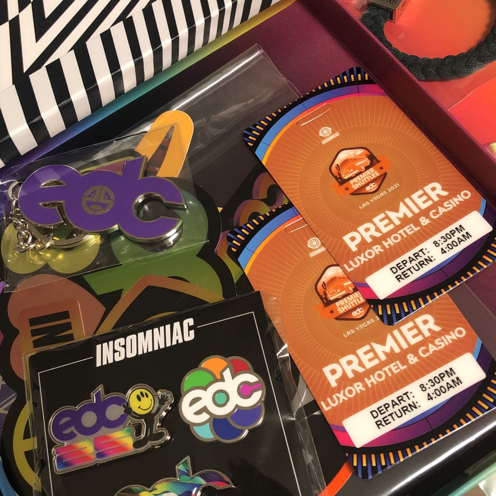 1 EDC Ticket & 2 Shuttle Passes