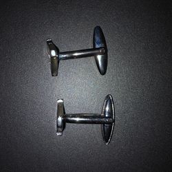 Silver “A” Initial Cuff links  Thumbnail