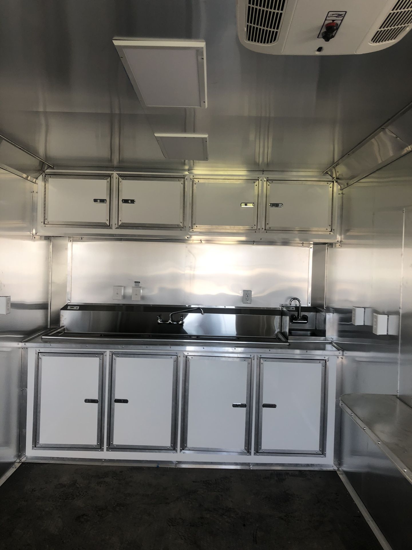 Bbq porch concession trailer w open porch 8.5x20