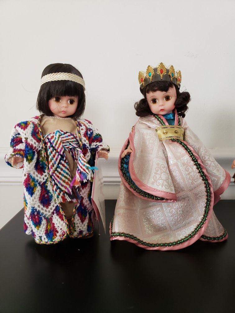 Set Of Four Madame Alexander 8" Dolls From The Bible Series
