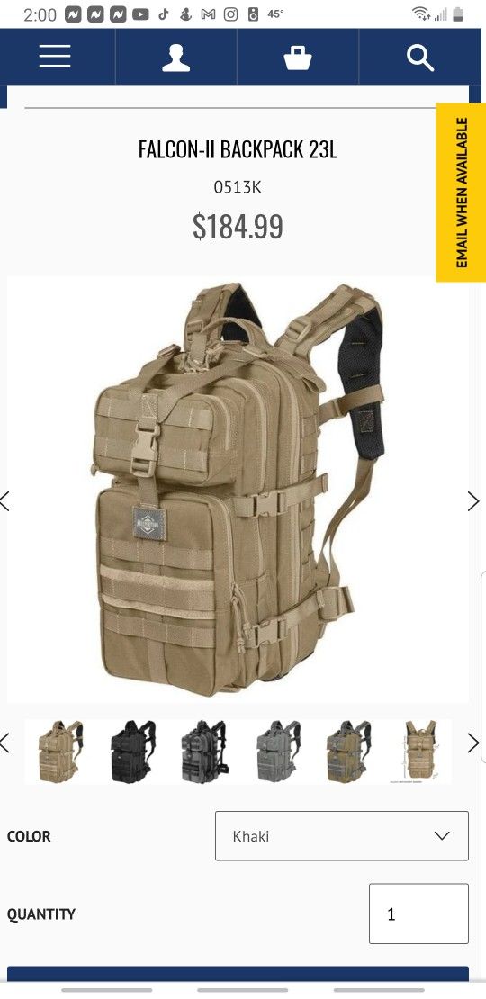 Backpack Tactical MAXPEDITION FALCON II