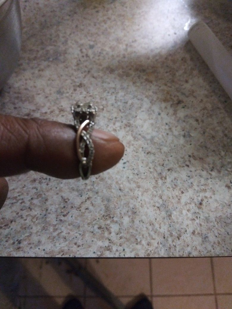 3/4ct. T.W. Princess Cut Engagement Ring