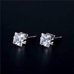 "Stainless Steel Stud Earrings for Women, SHLG1082 Thumbnail