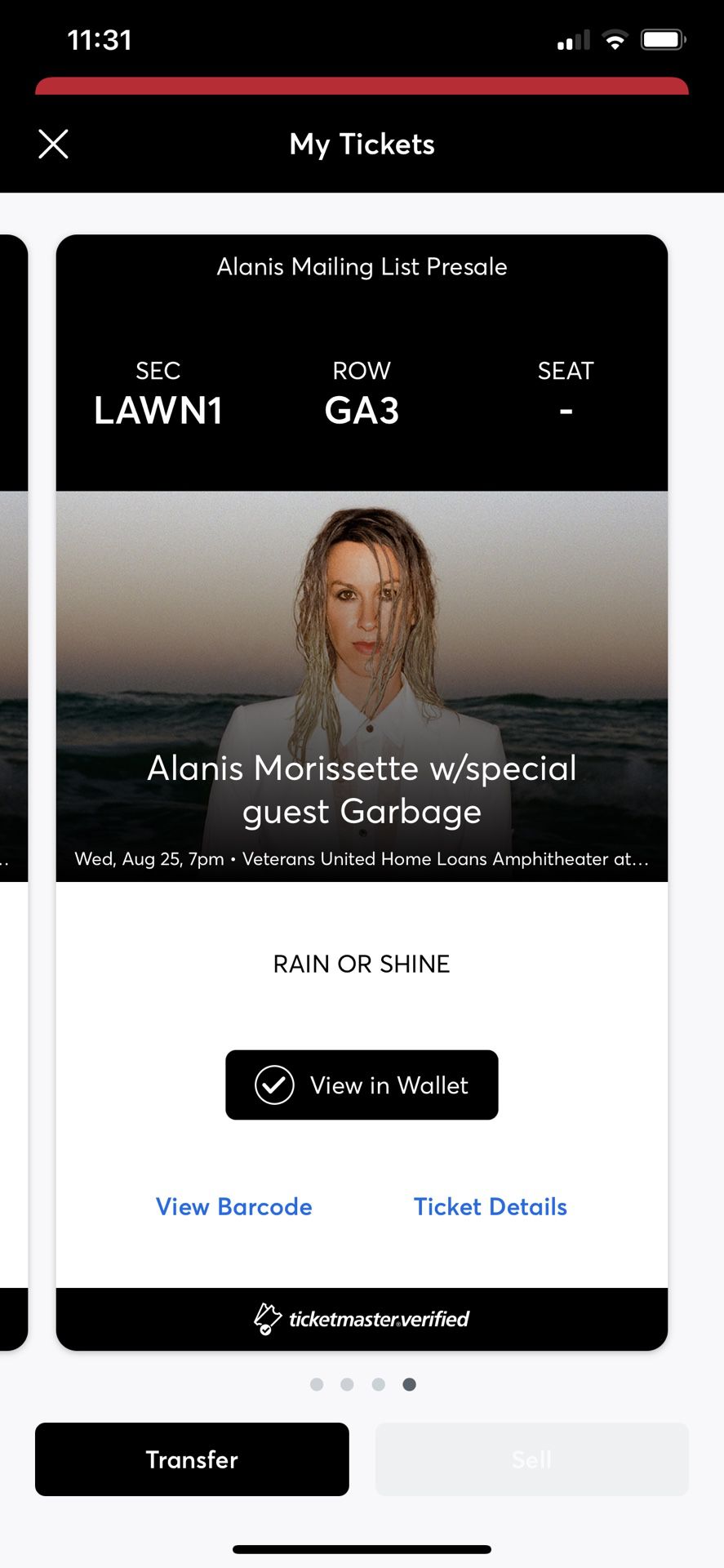 Alanis Morissette Concert Tickets