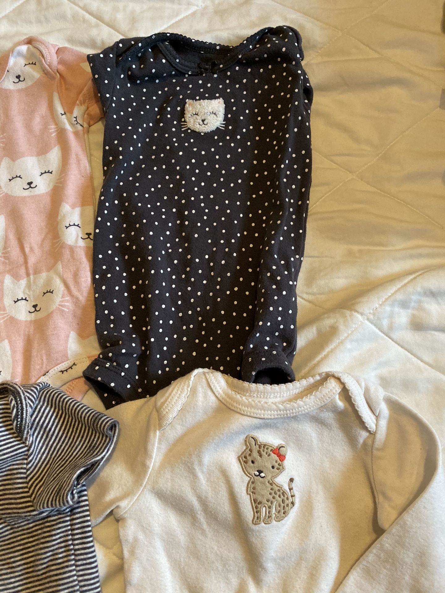 Lot of baby girl onesies