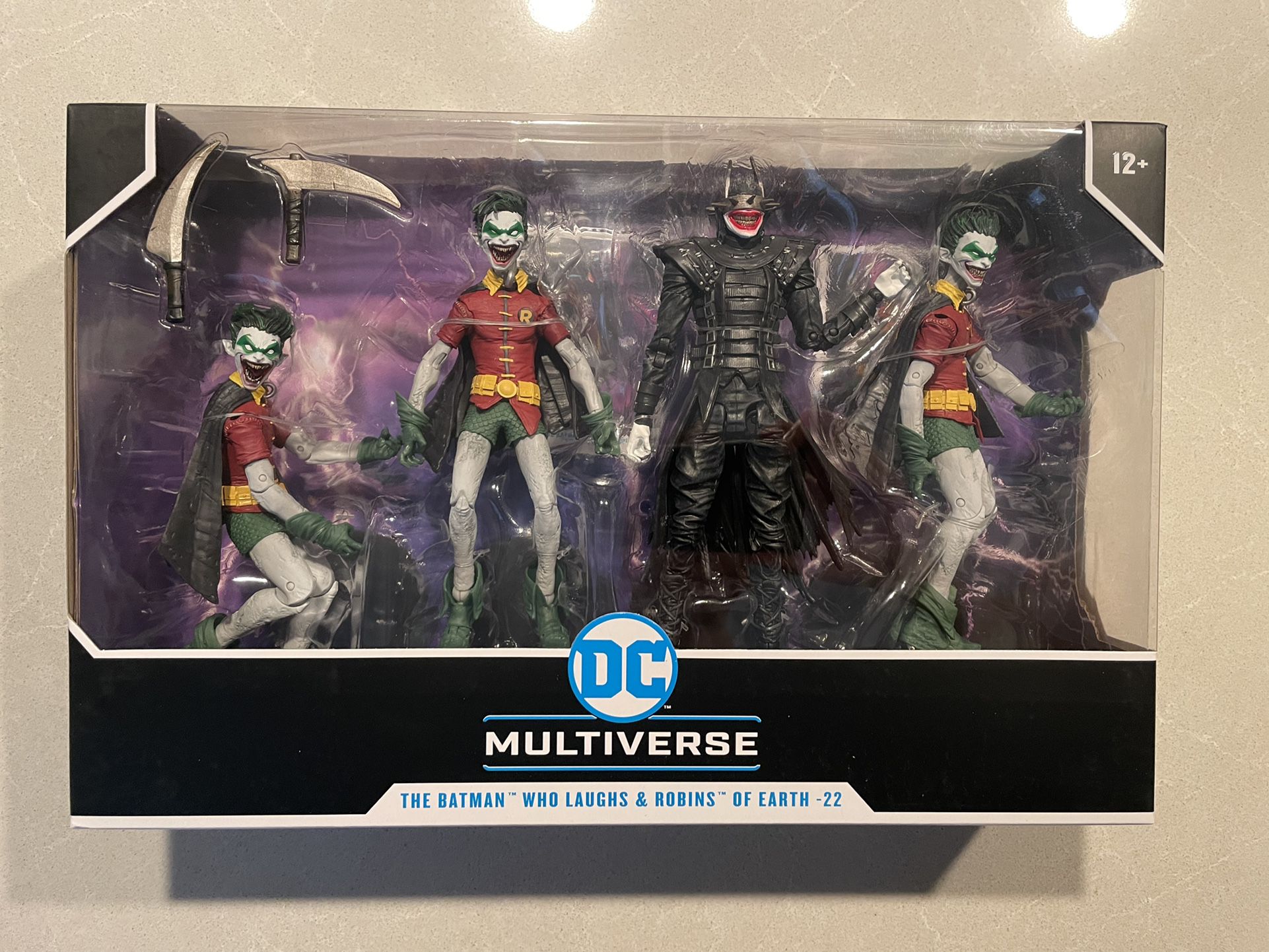 Batman Who Laughs & Robins McFarlane Figure Multipack *MINT* DC Multiverse Earth-22 Bruce Wayne Joker Dark Knights Metal