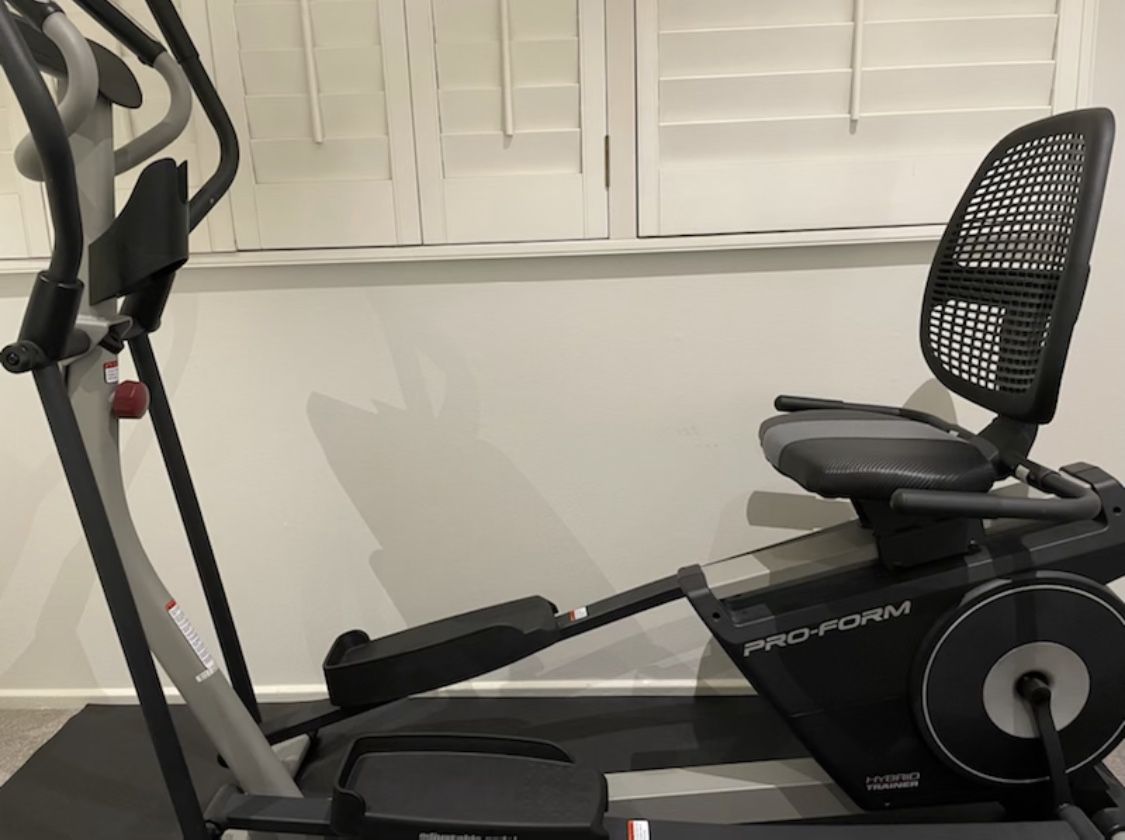 Ifit Pro-forma Dual Elliptical And Recumbent Bicycle Like New