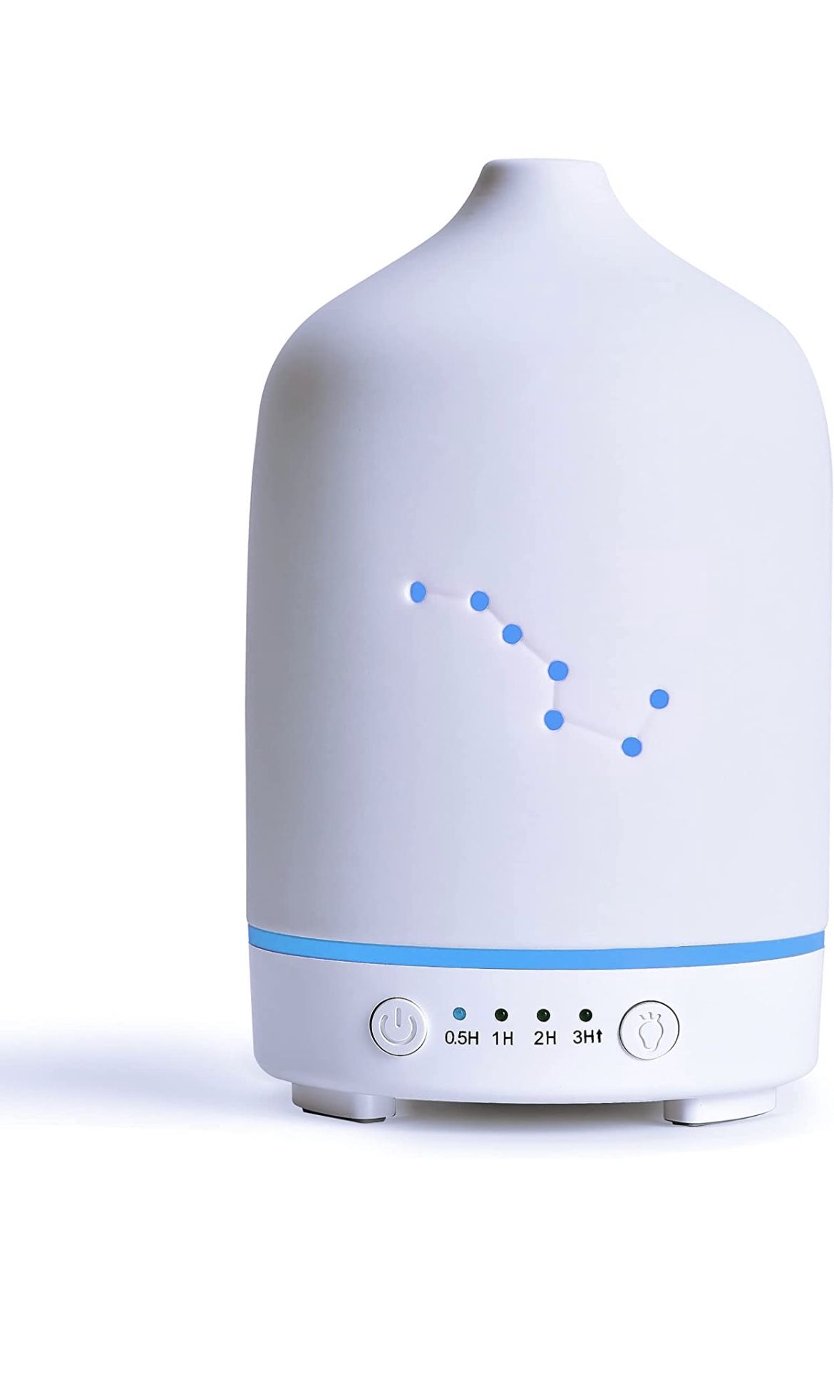 Ceramic Diffuser, Stone Essential Oil Diffuser, Ultrasonic Aromatherapy Diffusers, Big Dipper Night Light(100ml)