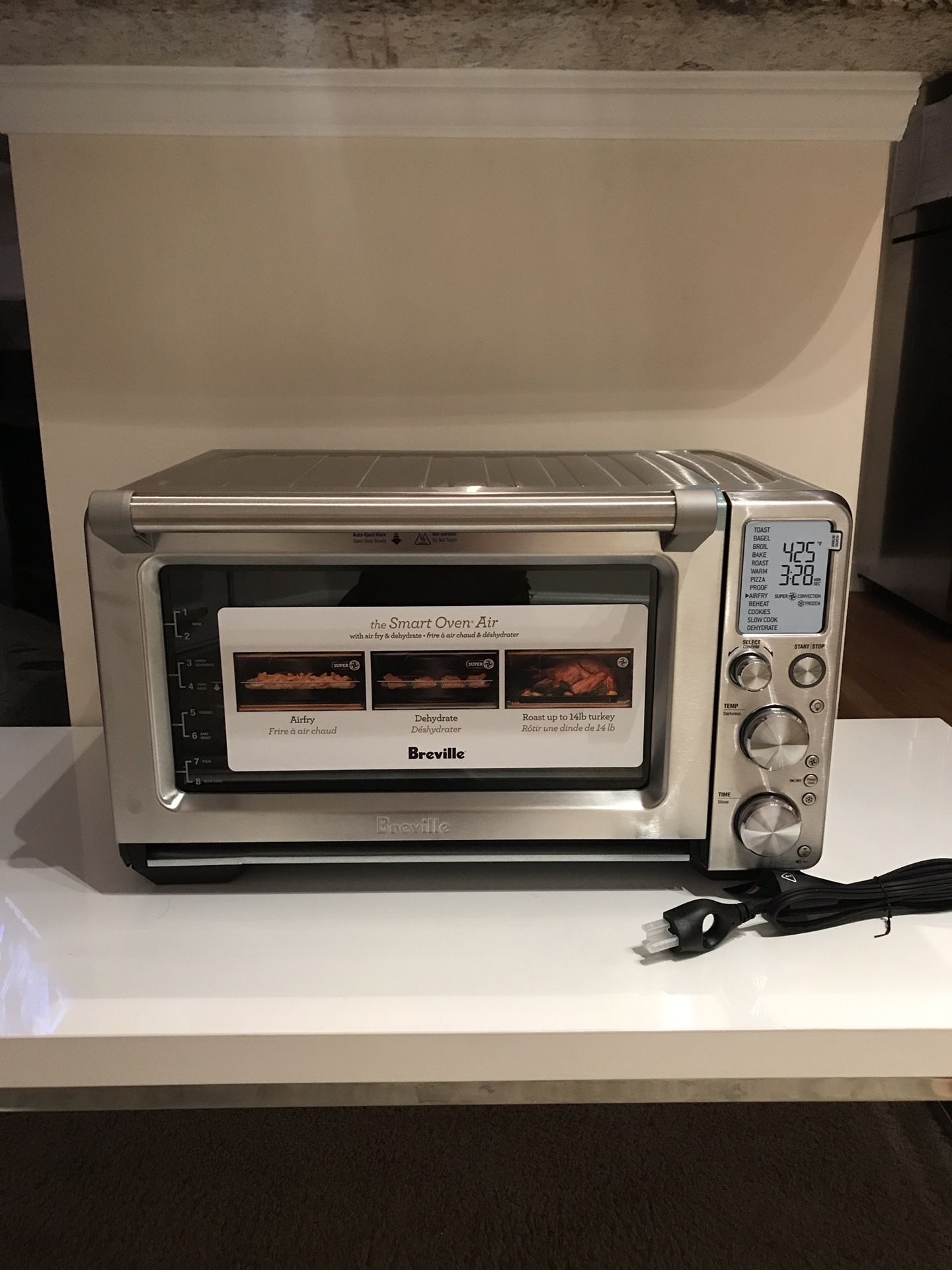 Breville BOV900BSS Convection and Air Fry Smart Oven Air, Brushed