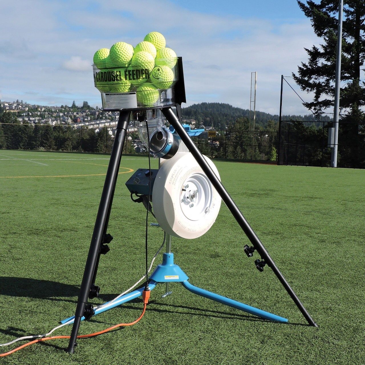 Baseball Pitching Machine Combo w/ Chute for Sale in Sacramento, CA