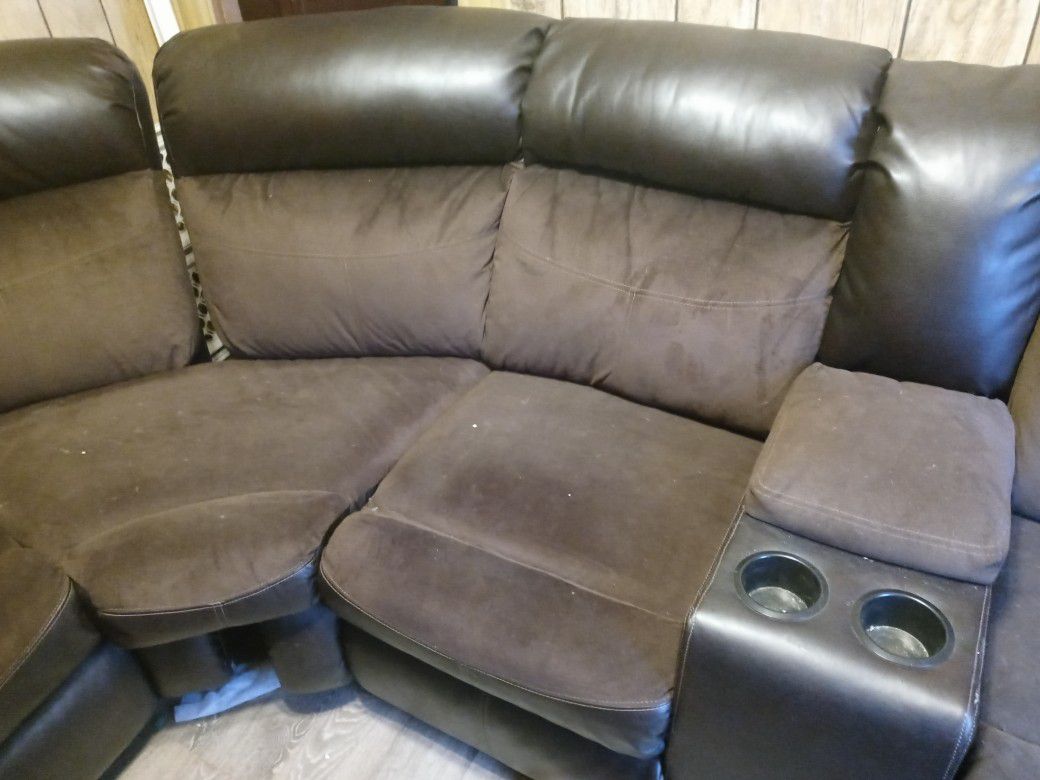 Ashley brown sectional
