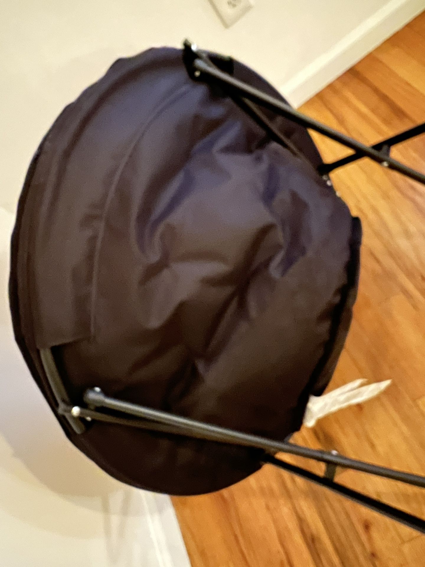 Foldable Black Chair (Almost Never Used)
