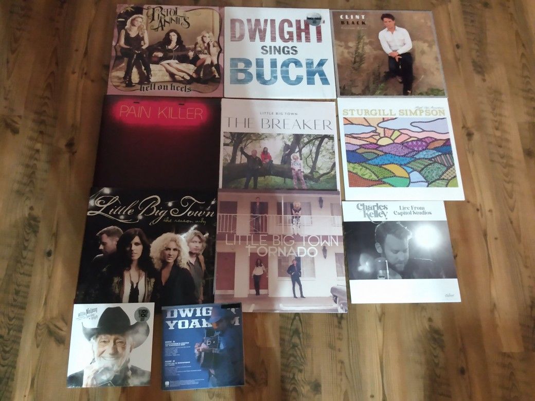 Rare Country LP's Collection Signed RSD Eric Church Carrie Underwood