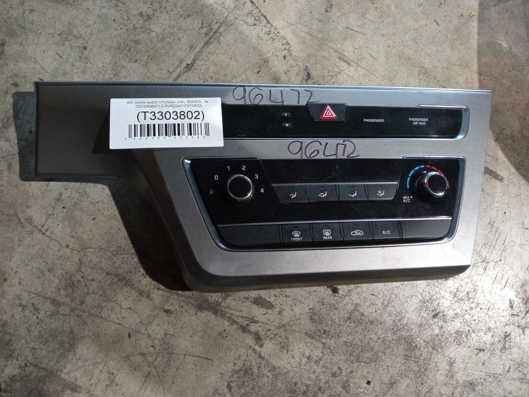 A/C Control Switch For 2015 Hyundai Sonata Stock 96472