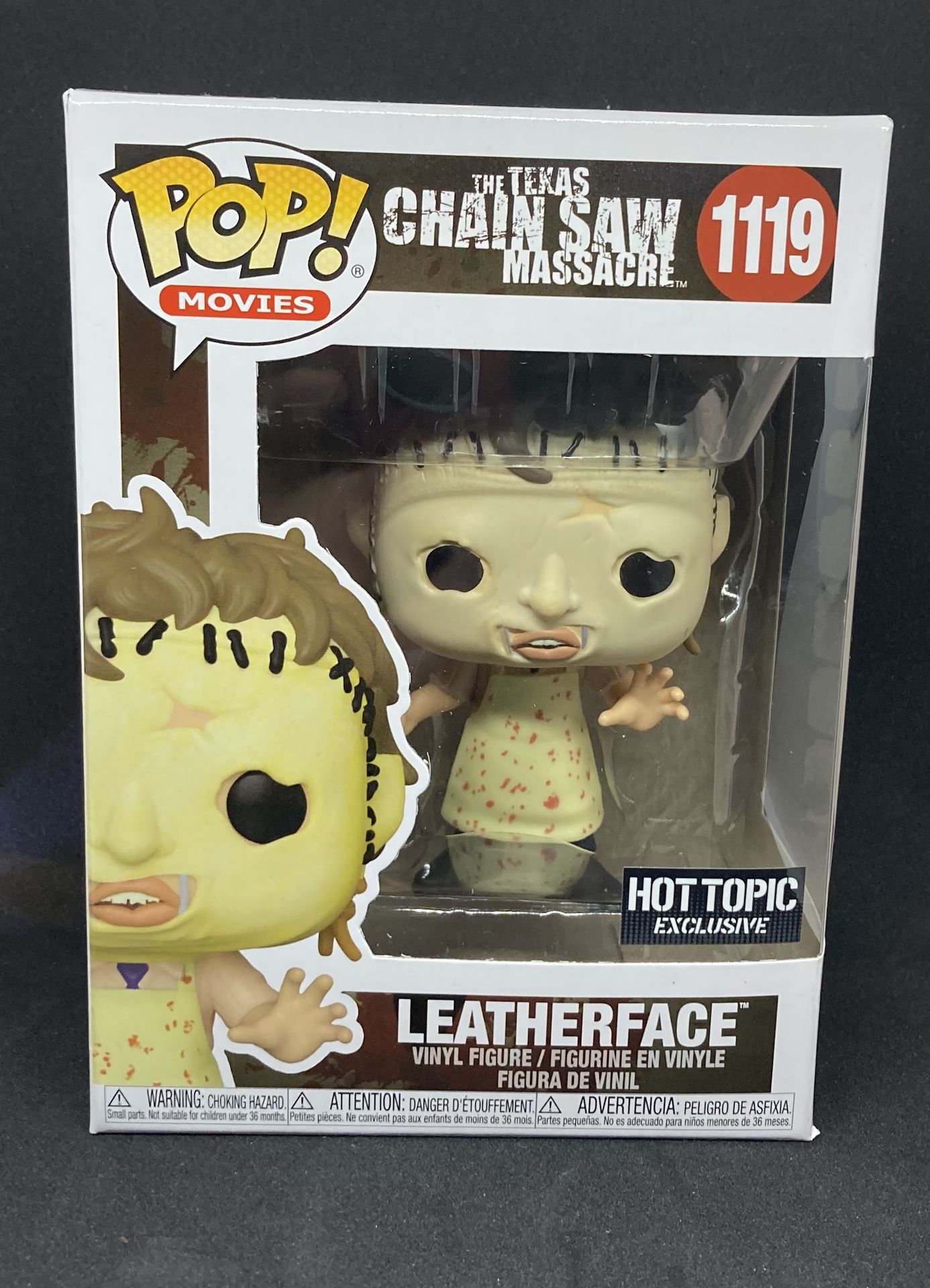 leatherface funko pop hot topic exclusive