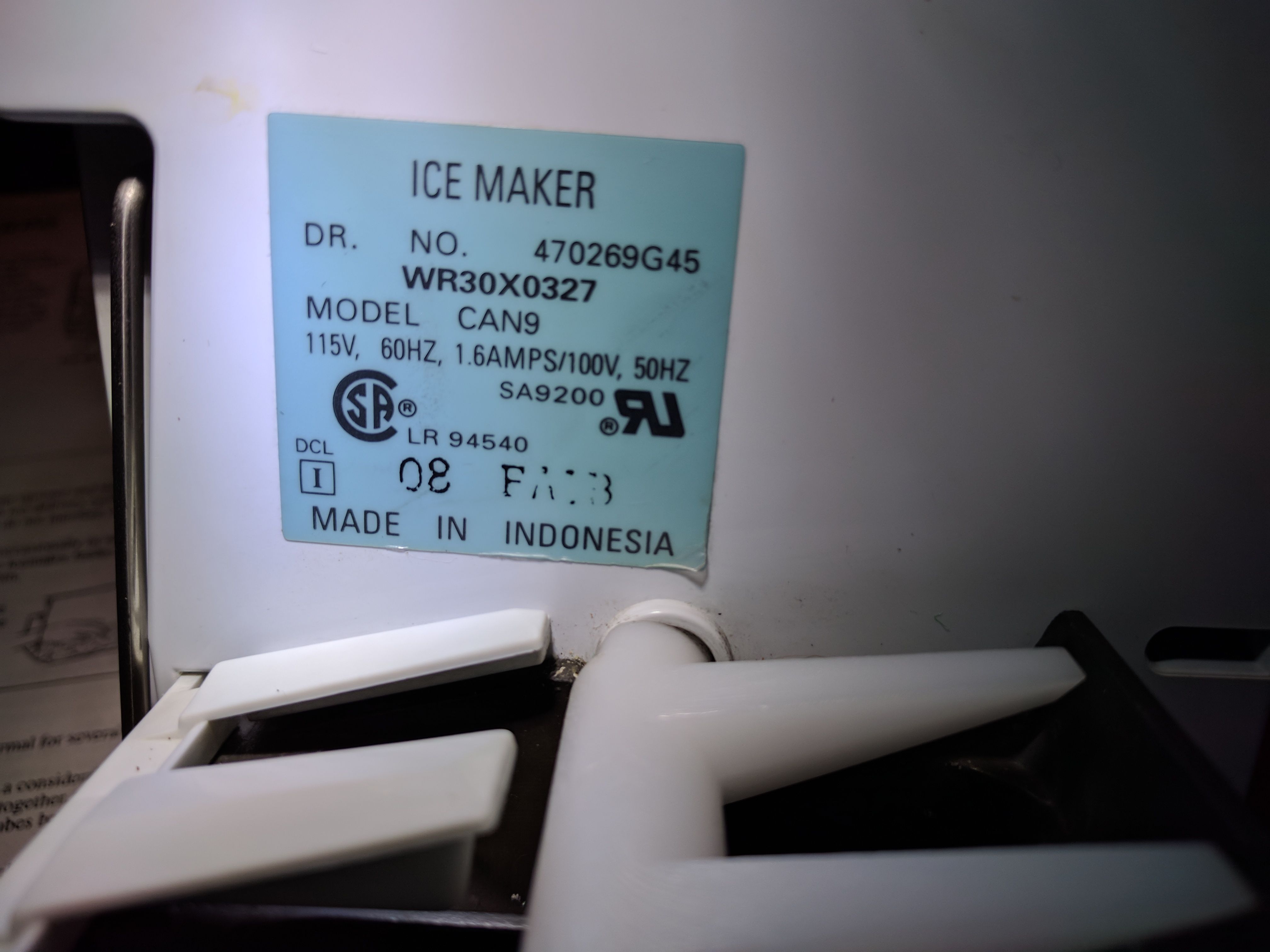 GE ICE MAKER KIT, MODEL CAN9 for Sale in Imperial Beach, CA - OfferUp