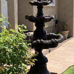 Brown Antique Rust Finish Fountain 6’ Tall Brand New Thumbnail
