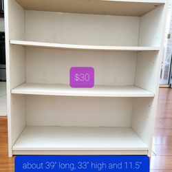 Small White Book Shelves / Bookcases PENDING  Thumbnail