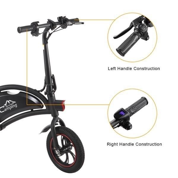Folding Electric Bike, with 250W Motor and 6 Ah Lithium Battery