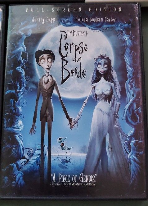 DVD kid movies Antz, Shrek, Ice Age, The Prince of Egypt, Corpse Bride