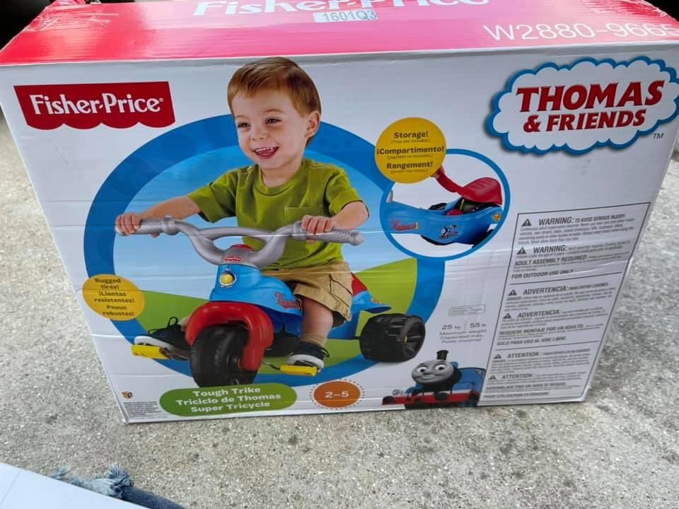  🆕 in box Fisher Price Tough Trikes Thomas and Friends