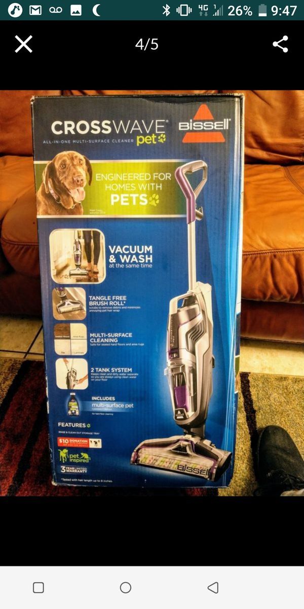 *BRAND NEW* *NEVER USED* *UNOPENED BOX* Bissell Crosswave Pet Pro for