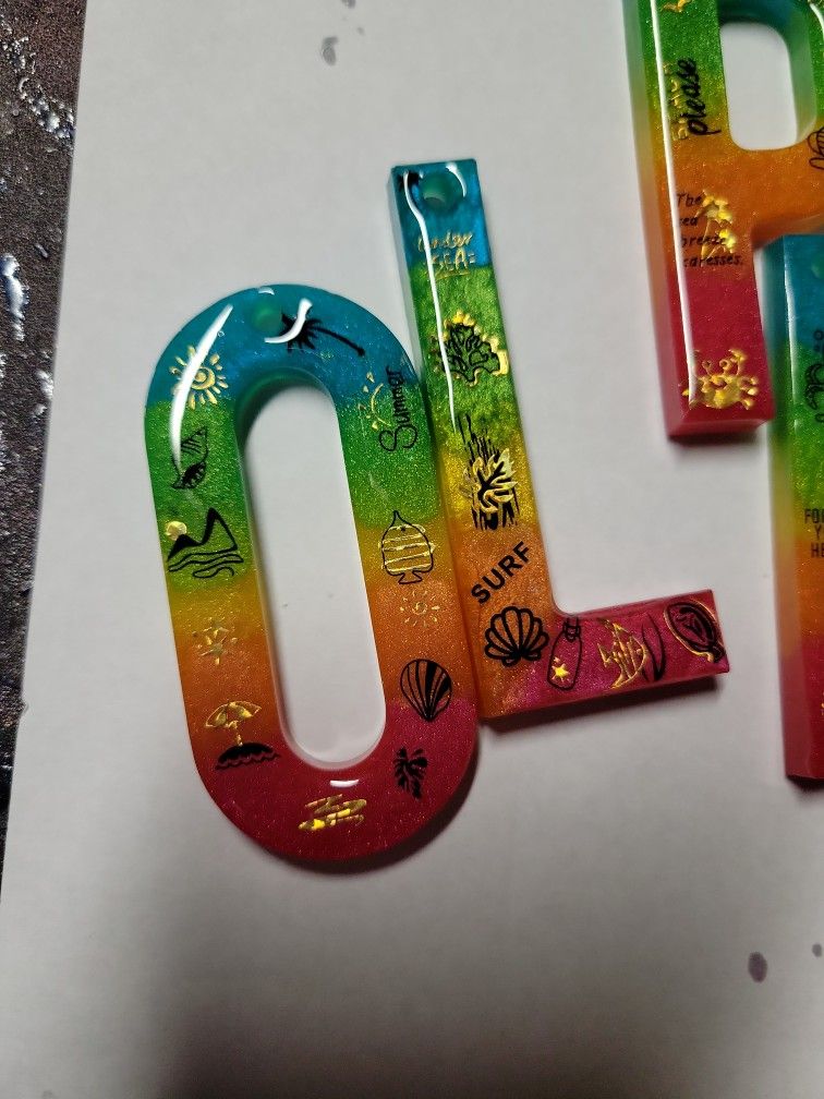 Letter Keychain