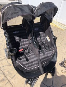 Graco Side By Side Click Connect Double Stroller For Sale In Huntington Beach Ca Offerup