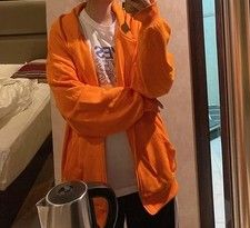Spring and Autumn High Quality Pure Color Hooded Cardigan Sweater