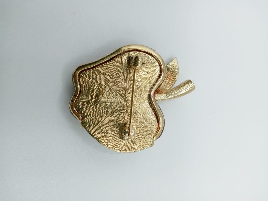 Vintage Napier Apple Brooch