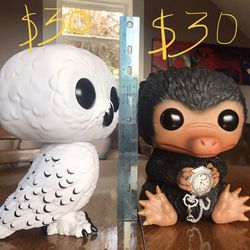 Funko Pop! Harry Potter Hedwig 10" #70  and Niffler 10” #22 Target Exclusive  Thumbnail