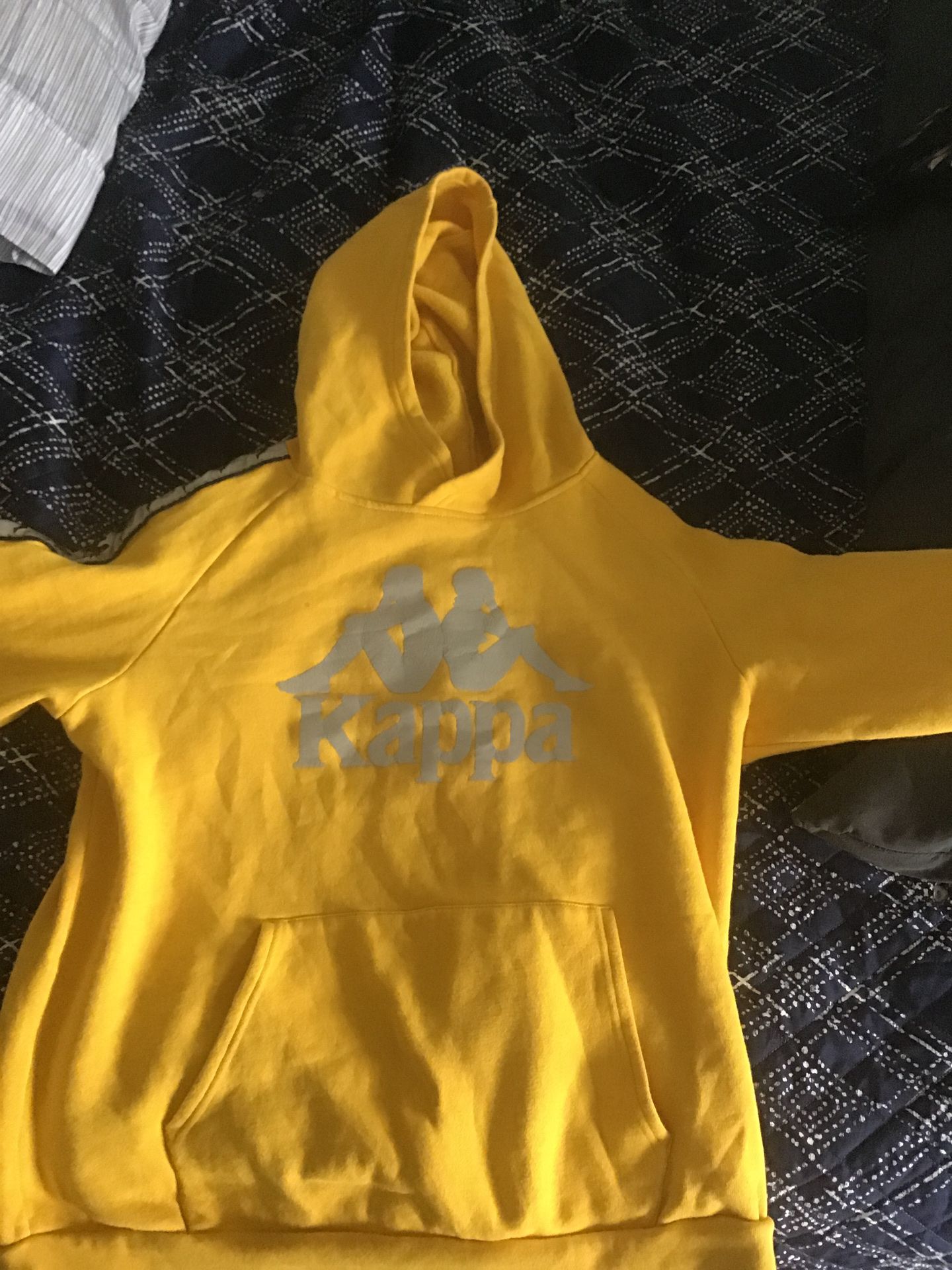 Kappa yellow hoodie