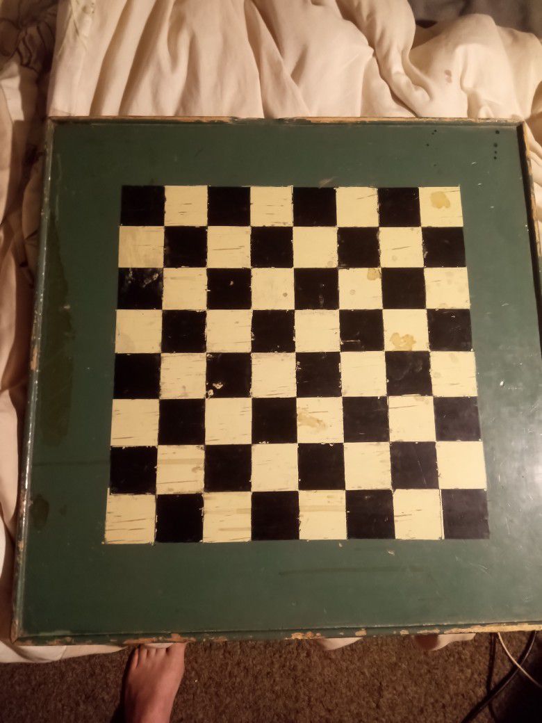 1930 Chess And Chinese Checker Board 