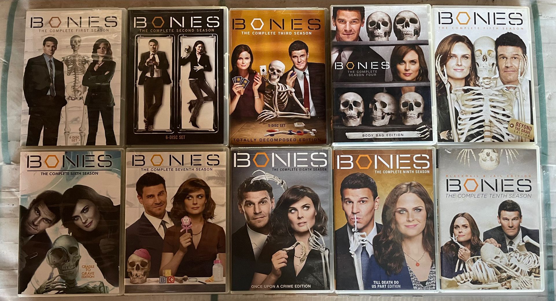 Bones DVD Set Series 1-10