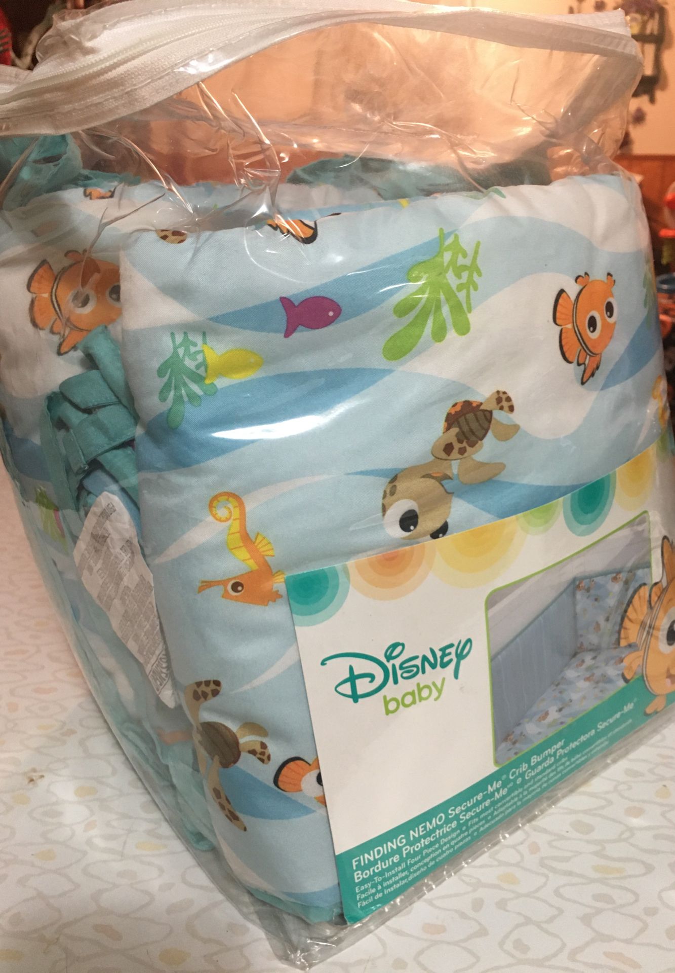 Finding Nemo Crib Bumper Pad Complete Set