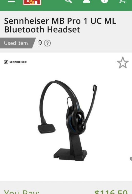 SENNHEISER Bluetooth Noise Canceling Headphones