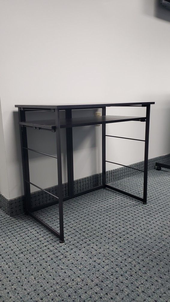 Foldable Black Desk