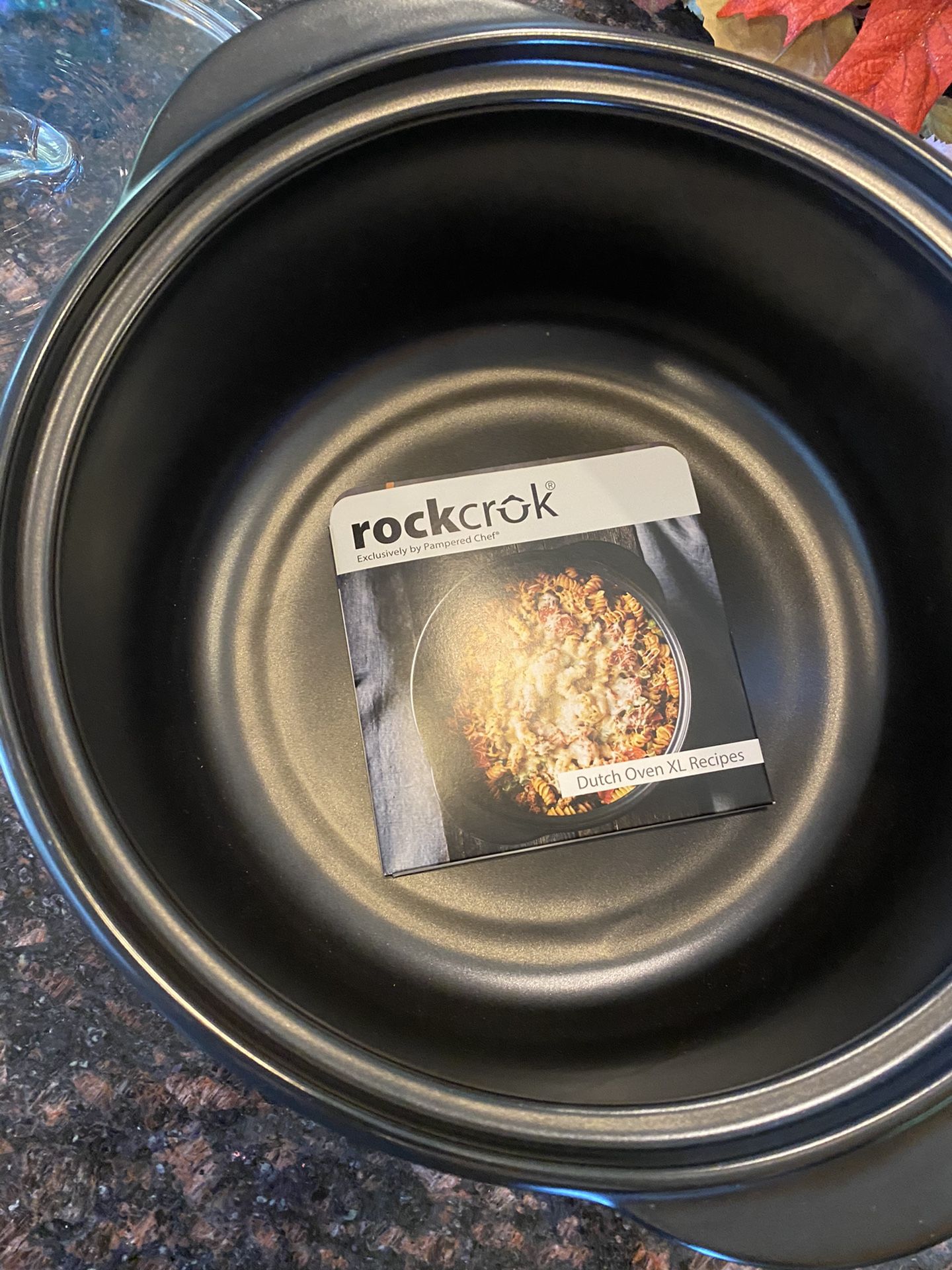 Never used pampered chef rock crok