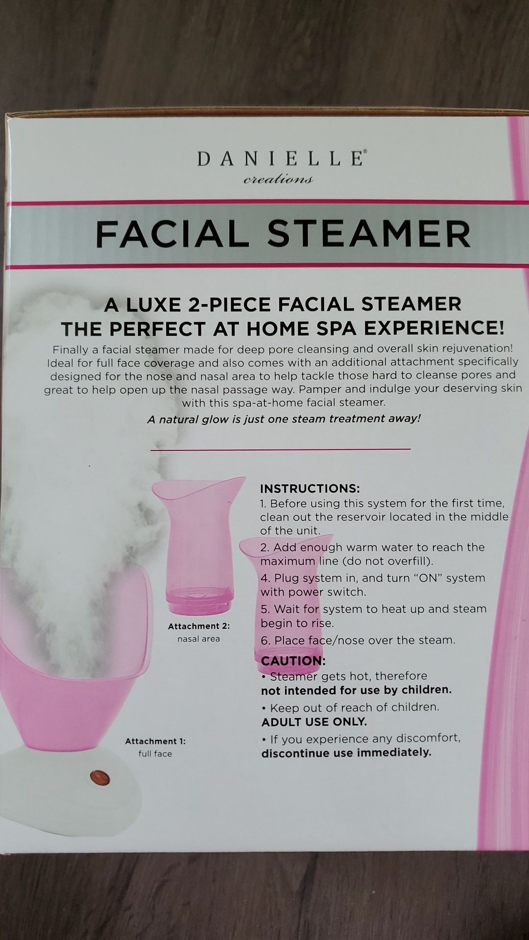 Facial steamer