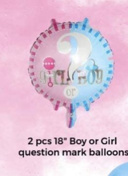 GENDER REVEAL DECORATION