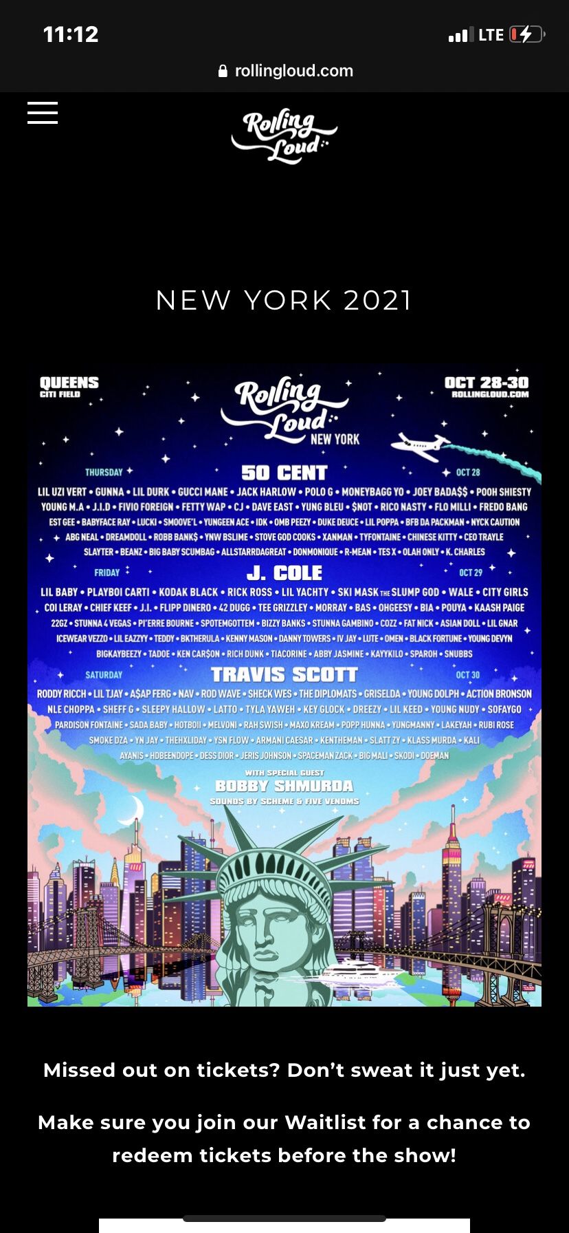 Rolling Loud Ticket