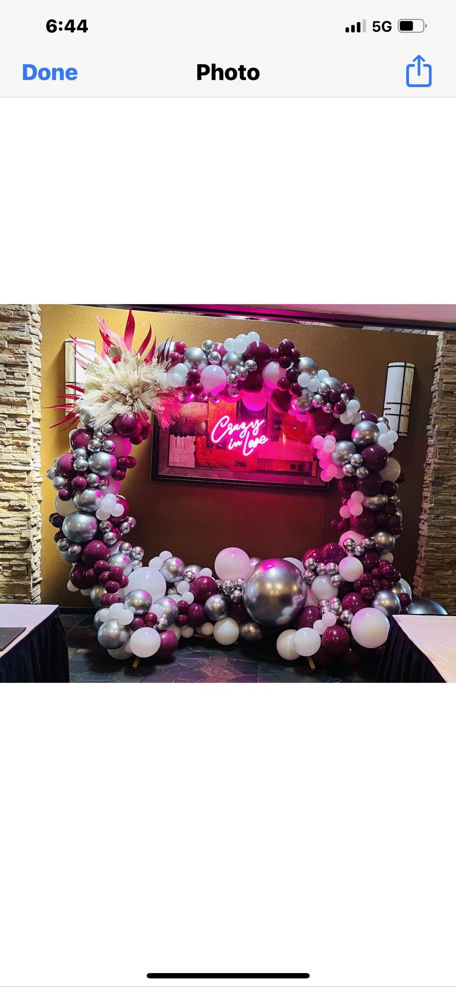 Backdrops And Balloon Garlands