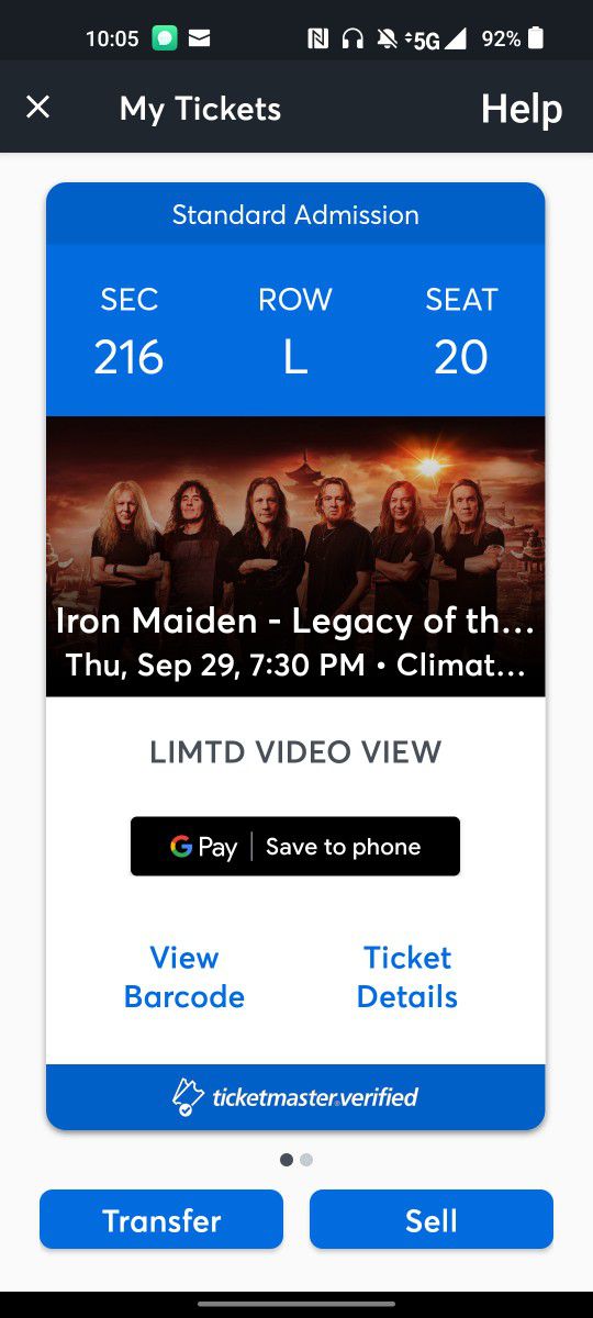 Iron Maiden Concert 