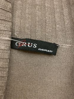 NWT Cyrus Tan Open Longline Cardigan, size 1X Thumbnail