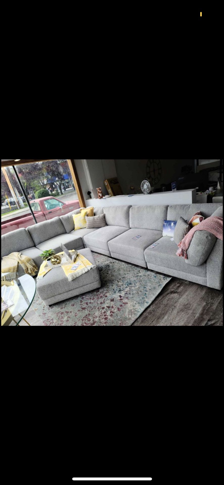 In stock!!!!! 🔥 sofas and sectionals available and in stock starting at only 599