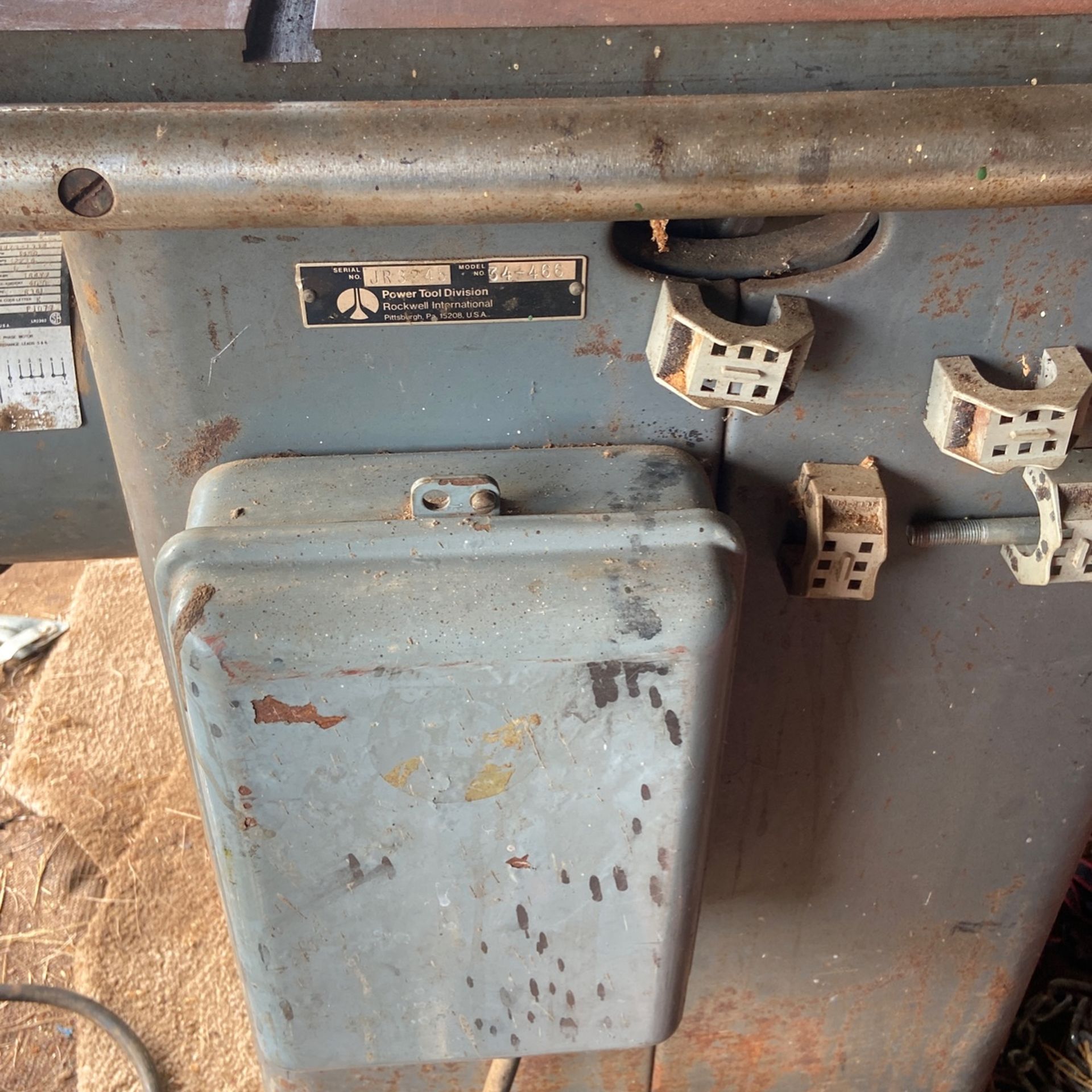 Rockwell 3 Phase Industrial Table Saw